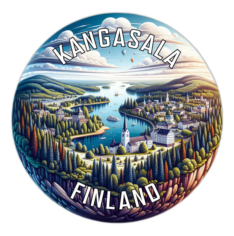 Kangasala Finland Souvenir Vinyl Decal Sticker 2-Inch