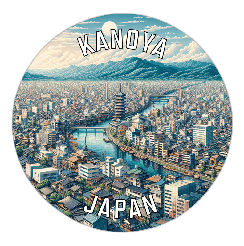 Kanoya Japan Souvenir Vinyl Decal Sticker 6-Inch