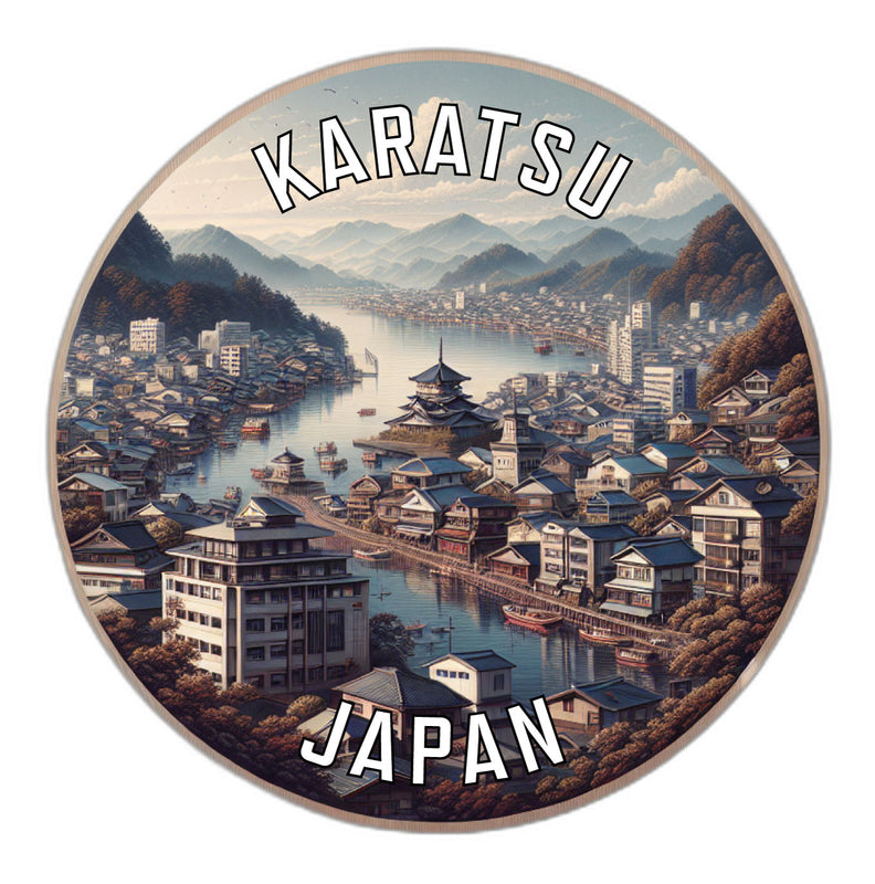Karatsu Japan Souvenir Vinyl Decal Sticker 2-Inch