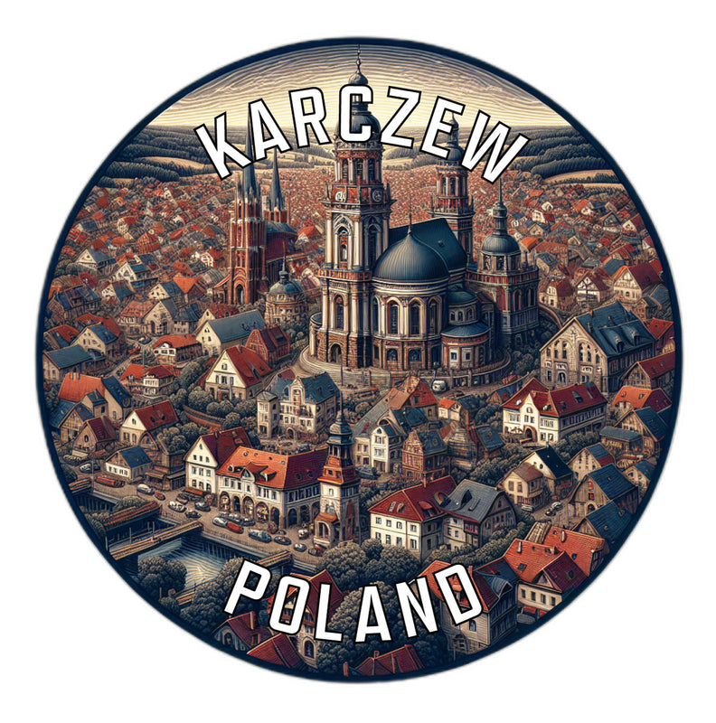Karczew Poland Souvenir Vinyl Decal Sticker 4-Inch