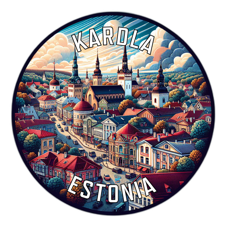 Kardla Estonia Souvenir Vinyl Decal Sticker 2-Inch