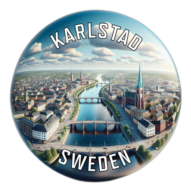 Karlstad Sweden Souvenir Vinyl Decal Sticker 6-Inch