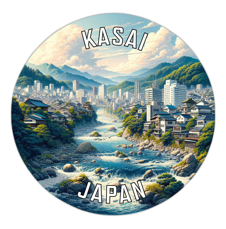 Kasai Japan Souvenir Vinyl Decal Sticker 2-Inch