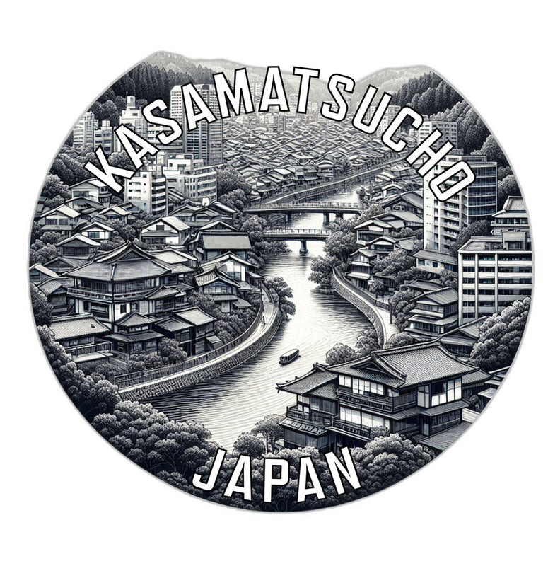 Kasamatsucho Japan Souvenir Die Cut Flat Magnet 2-Inch