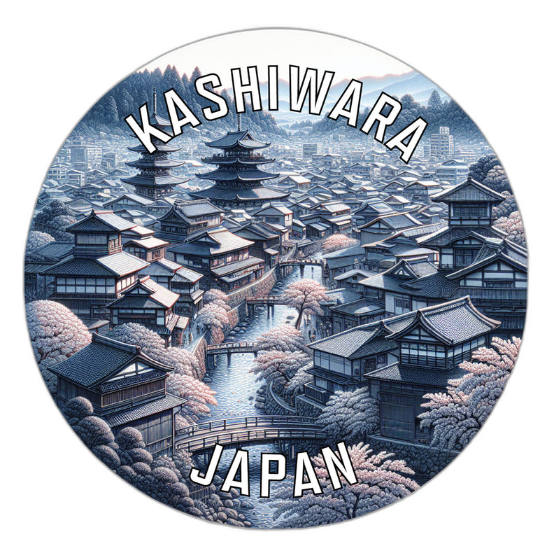 Kashiwara Japan Souvenir Die Cut Flat Magnet 6-Inch