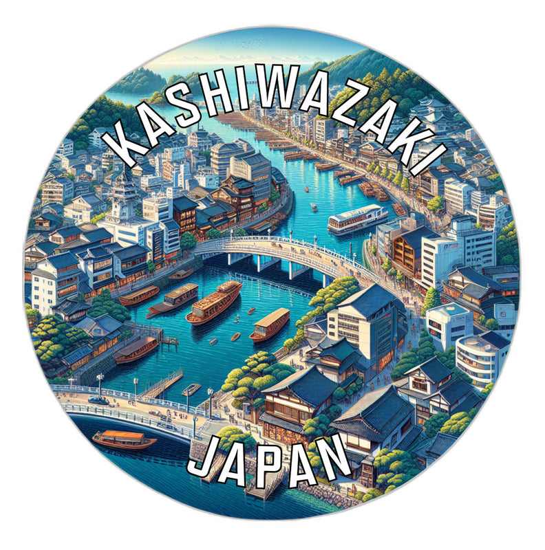 Kashiwazaki Japan Souvenir Die Cut Flat Magnet 2-Inch