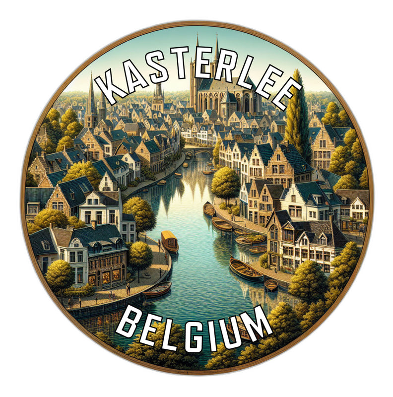 Kasterlee Belgium Souvenir Die Cut Flat Magnet 2-Inch