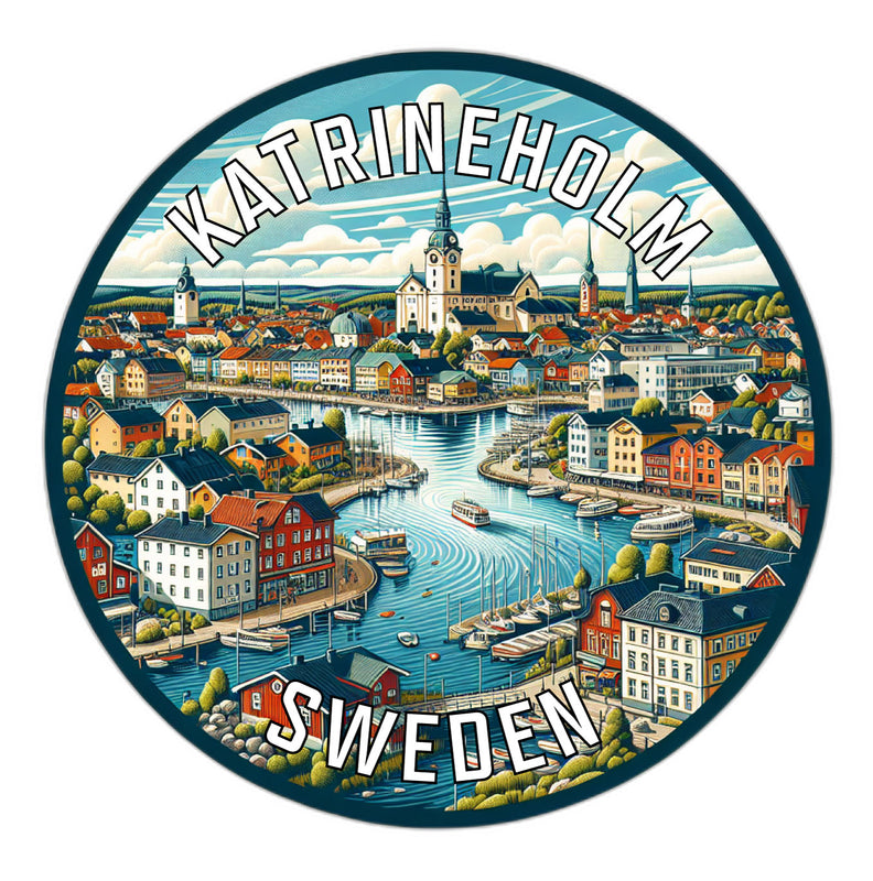 Katrineholm Sweden Souvenir Die Cut Flat Magnet 2-Inch