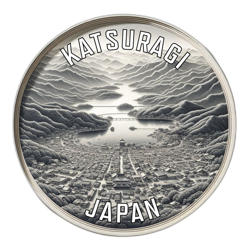 Katsuragi Japan Souvenir Die Cut Flat Magnet 6-Inch