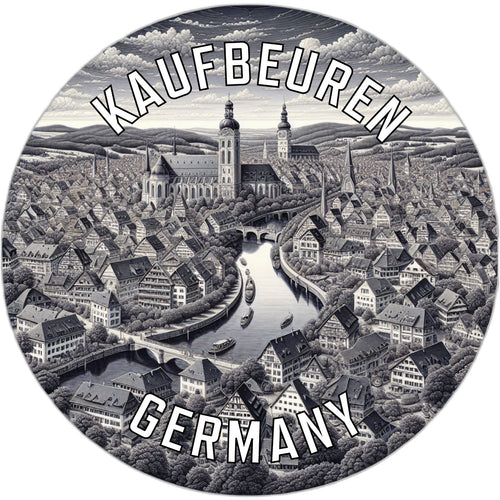 Kaufbeuren Germany Souvenir Die Cut Flat Magnet 2-Inch