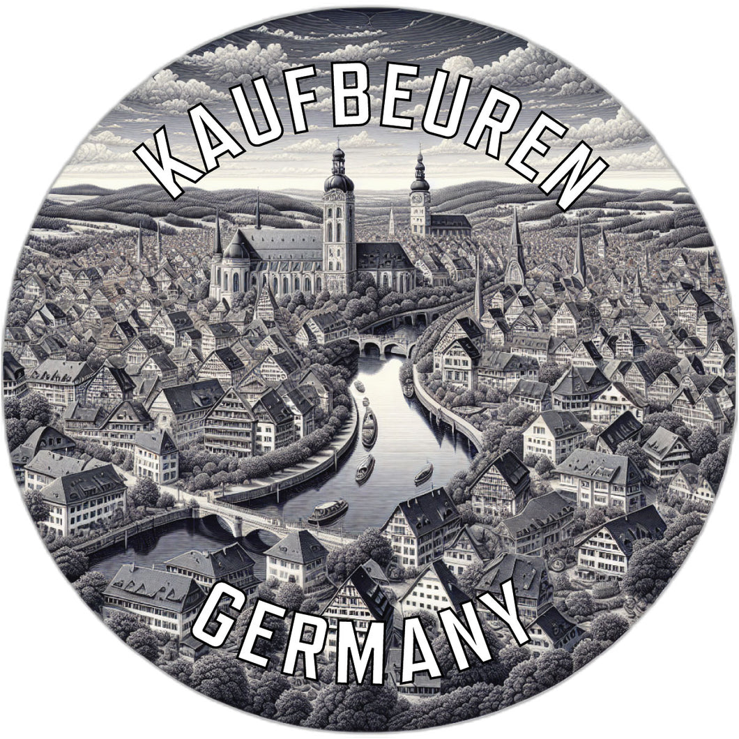 Kaufbeuren Germany Souvenir Die Cut Flat Magnet 2-Inch