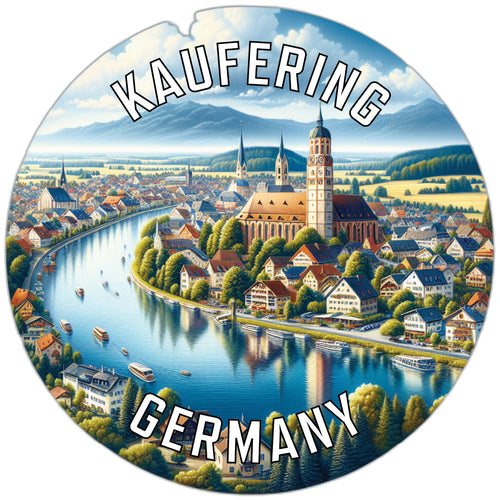Kaufering Germany Souvenir Die Cut Flat Magnet 2-Inch