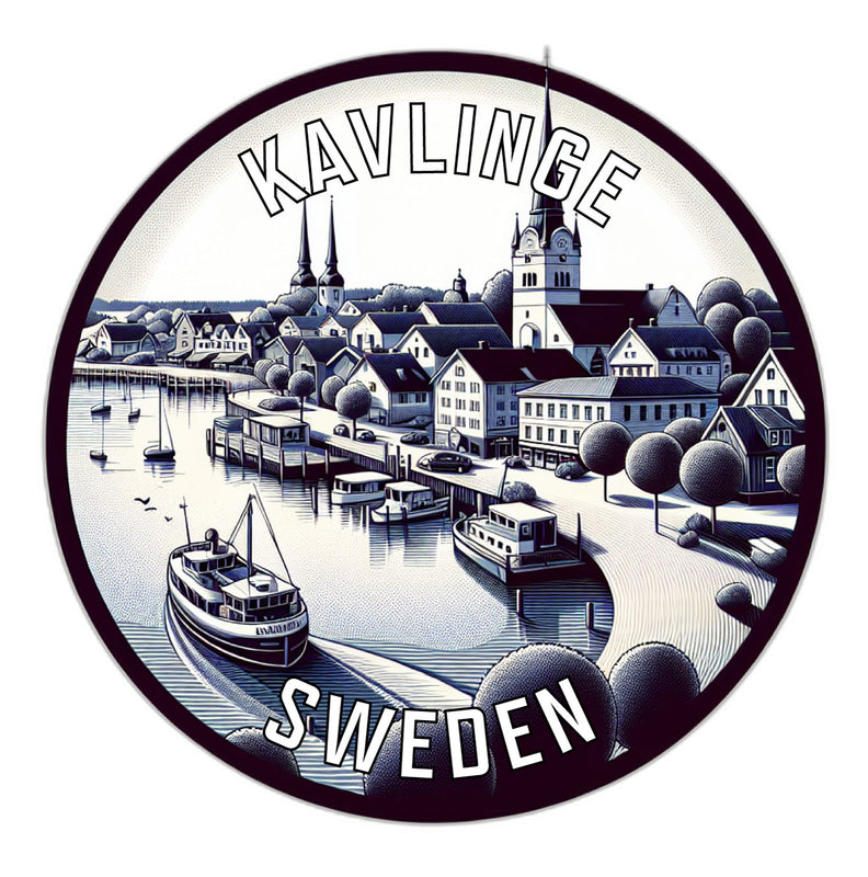 Kavlinge Sweden Souvenir Vinyl Decal Sticker 2-Inch