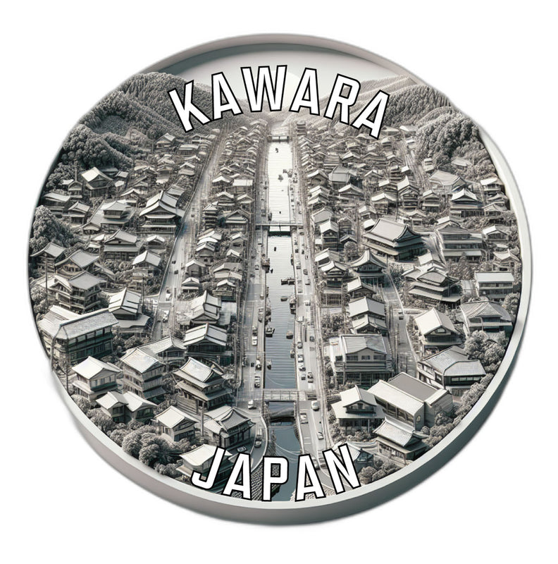 Kawara Japan Souvenir Vinyl Decal Sticker 6-Inch