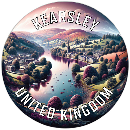 Kearsley United Kingdom Souvenir Die Cut Flat Magnet 6-Inch