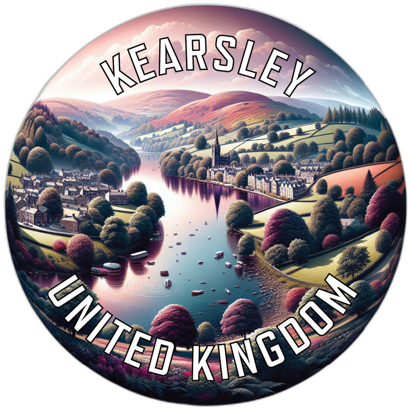 Kearsley United Kingdom Souvenir Die Cut Flat Magnet 6-Inch