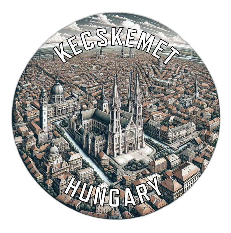 Kecskemet Hungary Souvenir Vinyl Decal Sticker 4-Inch