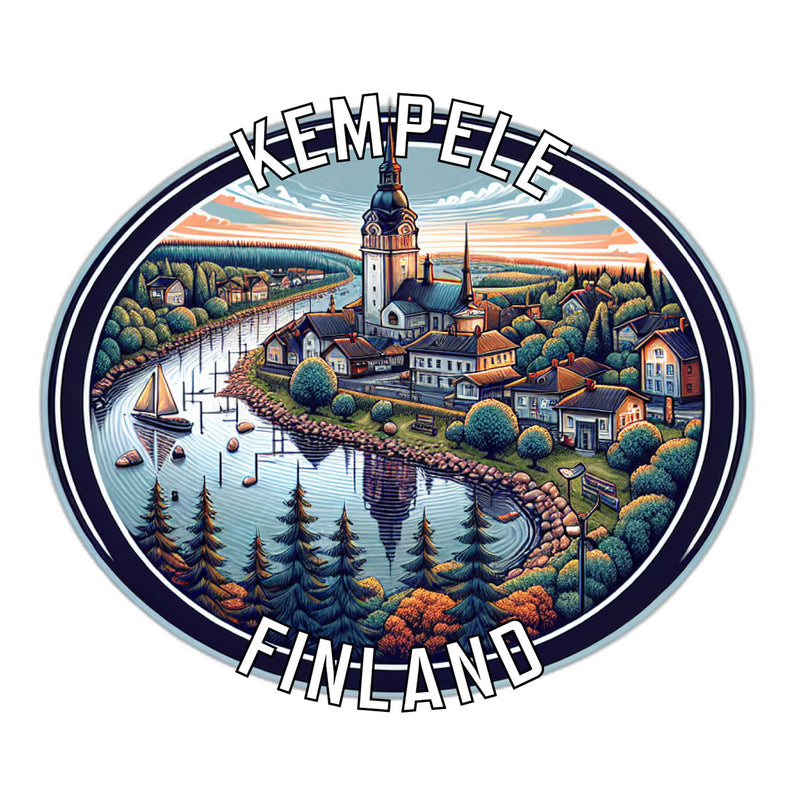 Kempele Finland Souvenir Vinyl Decal Sticker 2-Inch