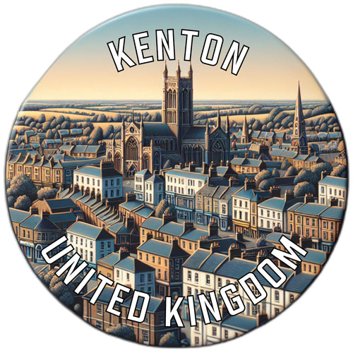 Kenton United Kingdom Souvenir Die Cut Flat Magnet 2-Inch