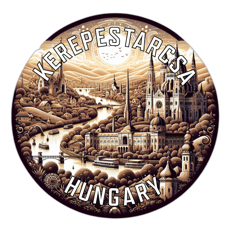 Kerepestarcsa Hungary Souvenir Vinyl Decal Sticker 2-Inch