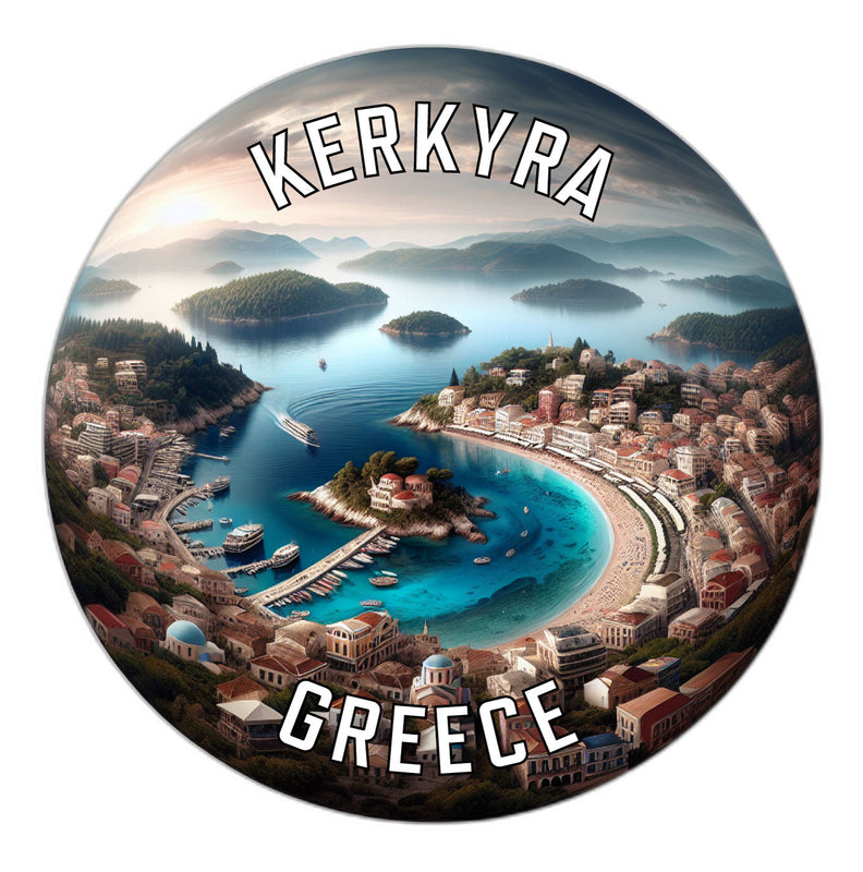 Kerkyra Greece Souvenir Vinyl Decal Sticker 6-Inch