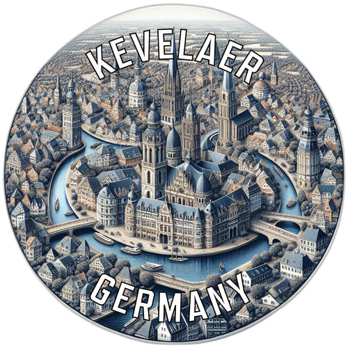 Kevelaer Germany Souvenir Die Cut Flat Magnet 6-Inch