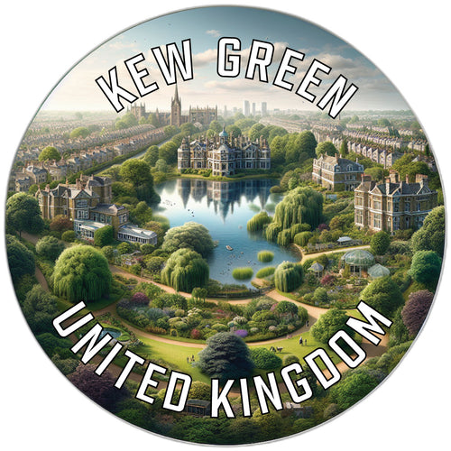 Kew Green United Kingdom Souvenir Die Cut Flat Magnet 2-Inch