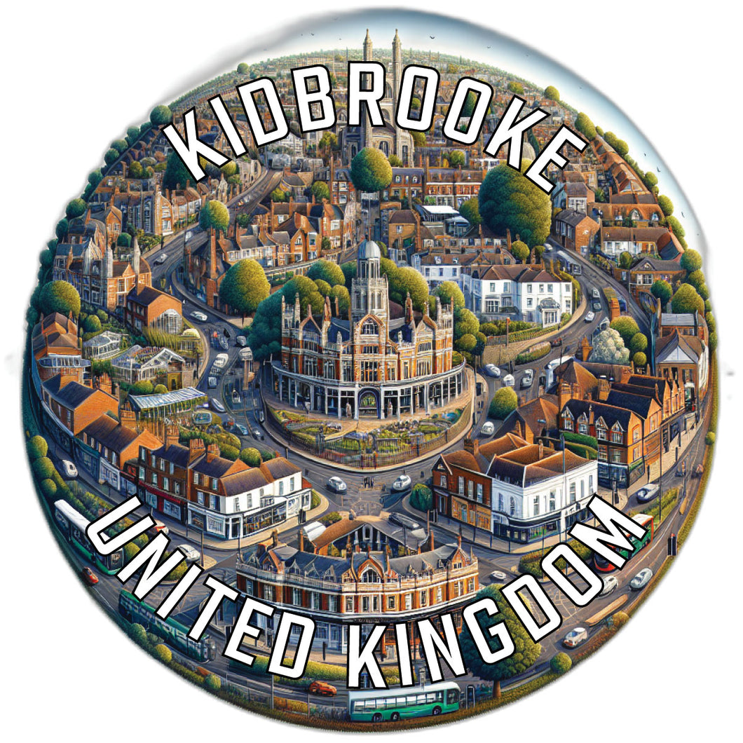 Kidbrooke United Kingdom Souvenir Die Cut Flat Magnet 3-Inch