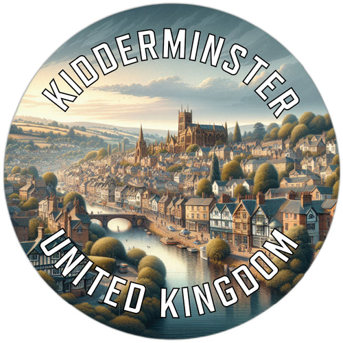 Kidderminster United Kingdom Souvenir Die Cut Flat Magnet 2-Inch