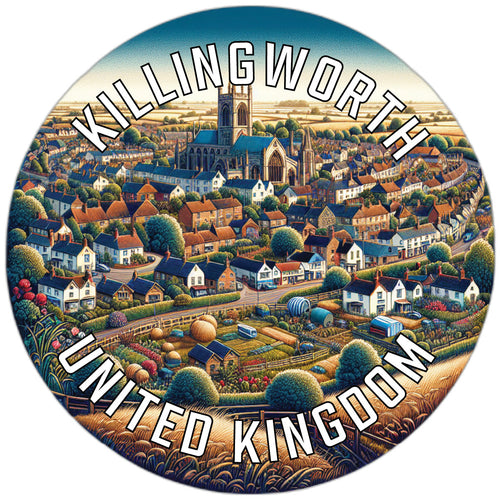 Killingworth United Kingdom Souvenir Die Cut Flat Magnet 2-Inch