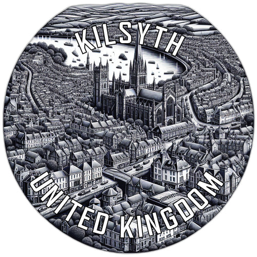 Kilsyth United Kingdom Souvenir Die Cut Flat Magnet 2-Inch
