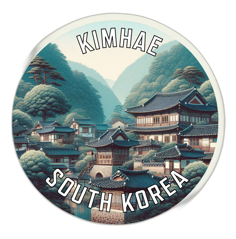 Kimhae Korea South Souvenir Die Cut Flat Magnet 2-Inch