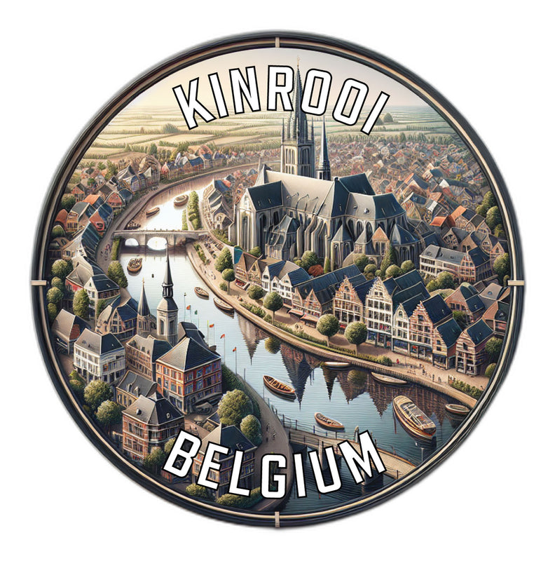 Kinrooi Belgium Souvenir Vinyl Decal Sticker 6-Inch
