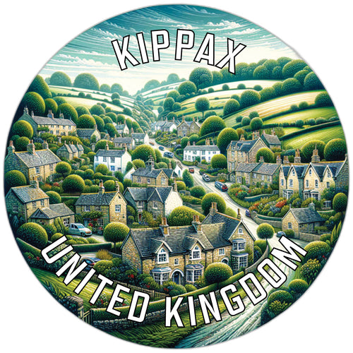 Kippax United Kingdom Souvenir Die Cut Flat Magnet 6-Inch