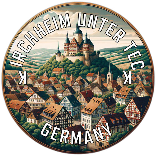 Kirchheim unter Teck Germany Souvenir Die Cut Flat Magnet 6-Inch