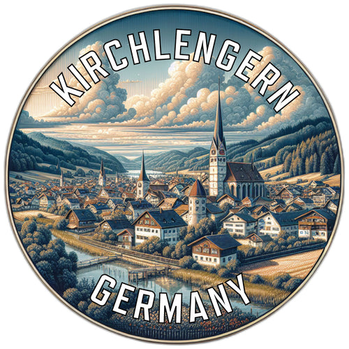 Kirchlengern Germany Souvenir Die Cut Flat Magnet 2-Inch