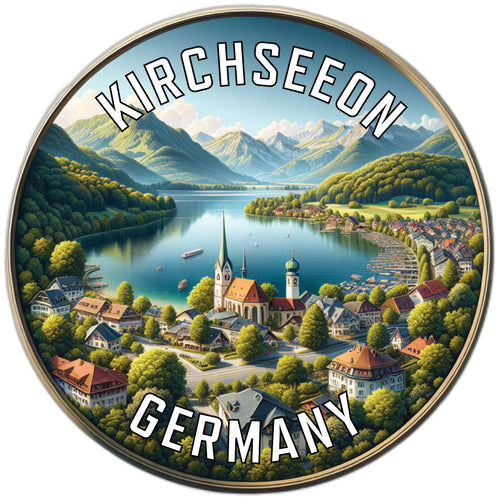 Kirchseeon Germany Souvenir Die Cut Flat Magnet 2-Inch