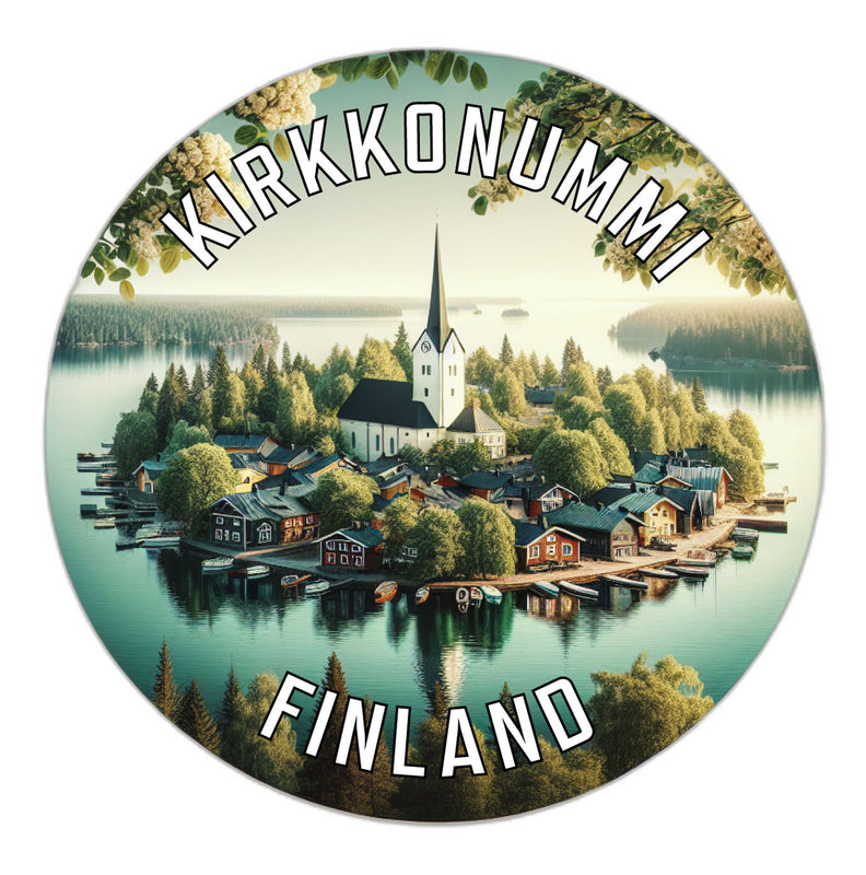 Kirkkonummi Finland Souvenir Die Cut Flat Magnet 2-Inch