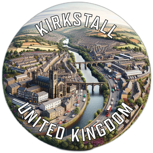 Kirkstall United Kingdom Souvenir Vinyl Decal Sticker 6-Inch