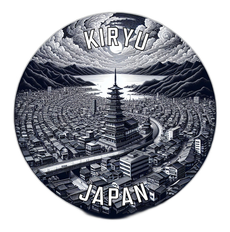 Kiryu Japan Souvenir Vinyl Decal Sticker 6-Inch