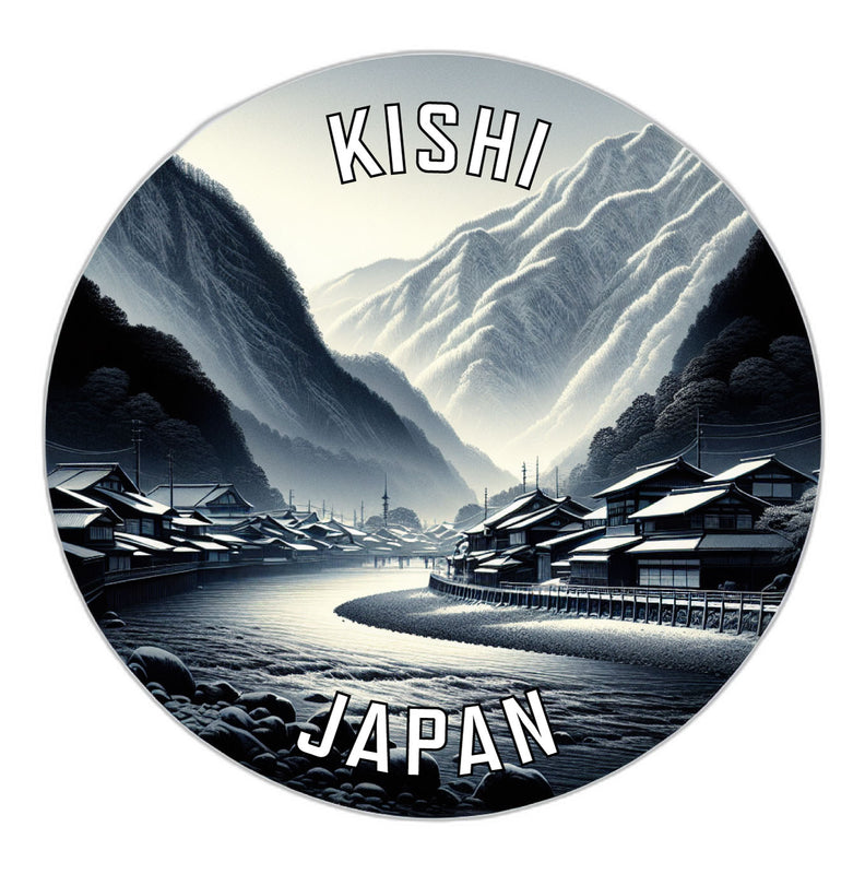 Kishi Japan Souvenir Vinyl Decal Sticker 3-Inch