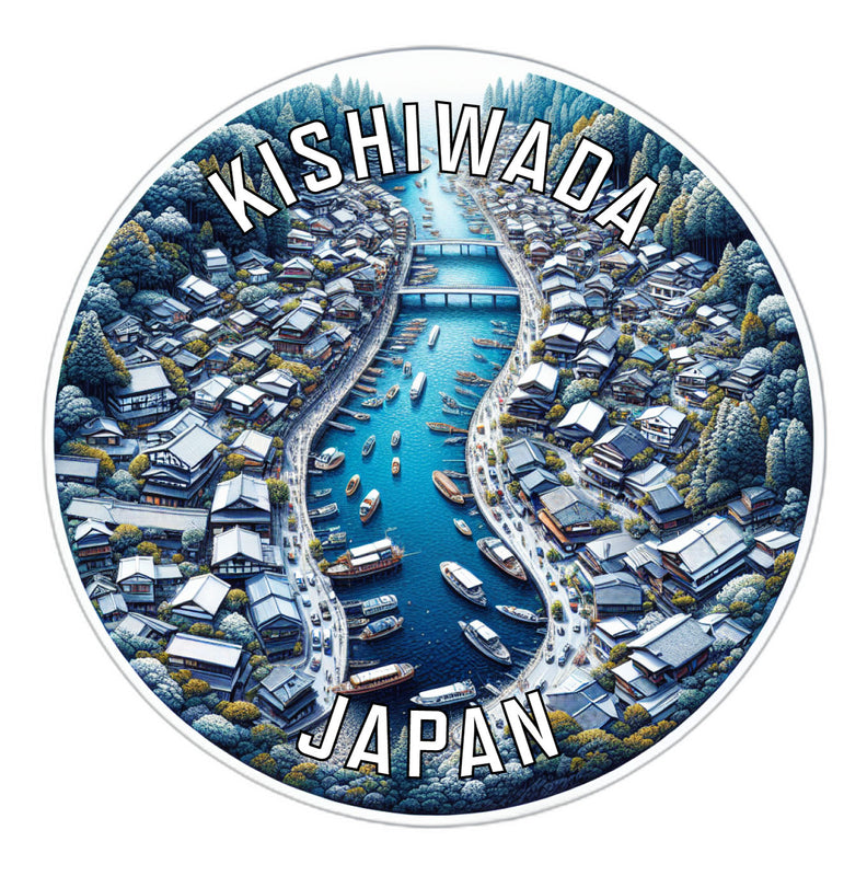 Kishiwada Japan Souvenir Vinyl Decal Sticker 2-Inch