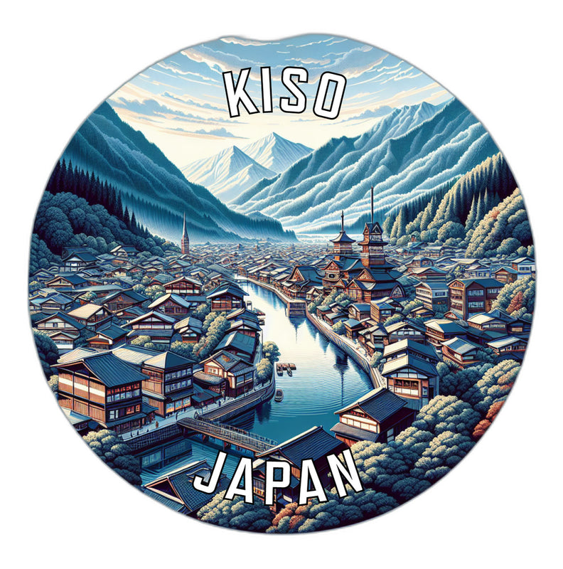 Kiso Japan Souvenir Vinyl Decal Sticker 2-Inch