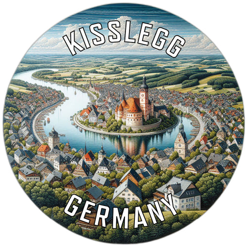 Kisslegg Germany Souvenir Die Cut Flat Magnet 2-Inch