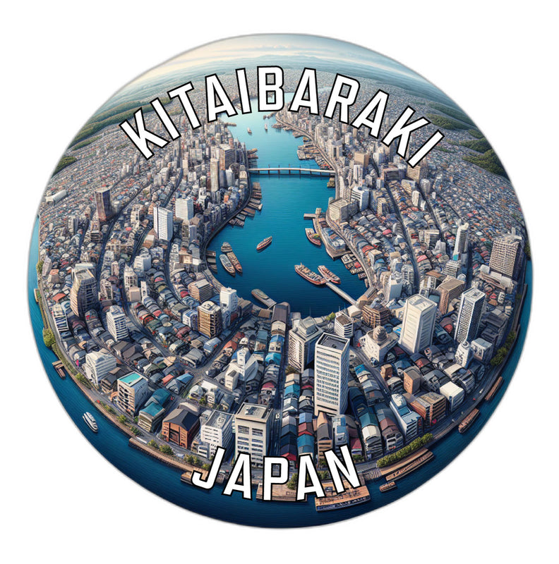 Kitaibaraki Japan Souvenir Vinyl Decal Sticker 6-Inch