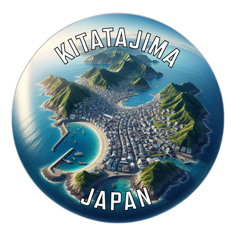 Kitatajima Japan Souvenir Vinyl Decal Sticker 6-Inch