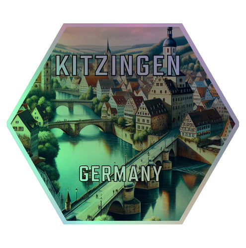 Kitzingen Germany Souvenir Die Cut Flat Magnet 2-Inch