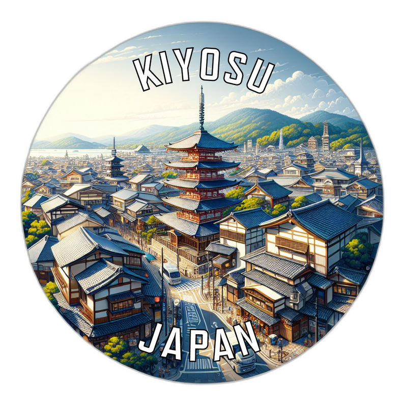 Kiyosu Japan Souvenir Die Cut Flat Magnet 2-Inch