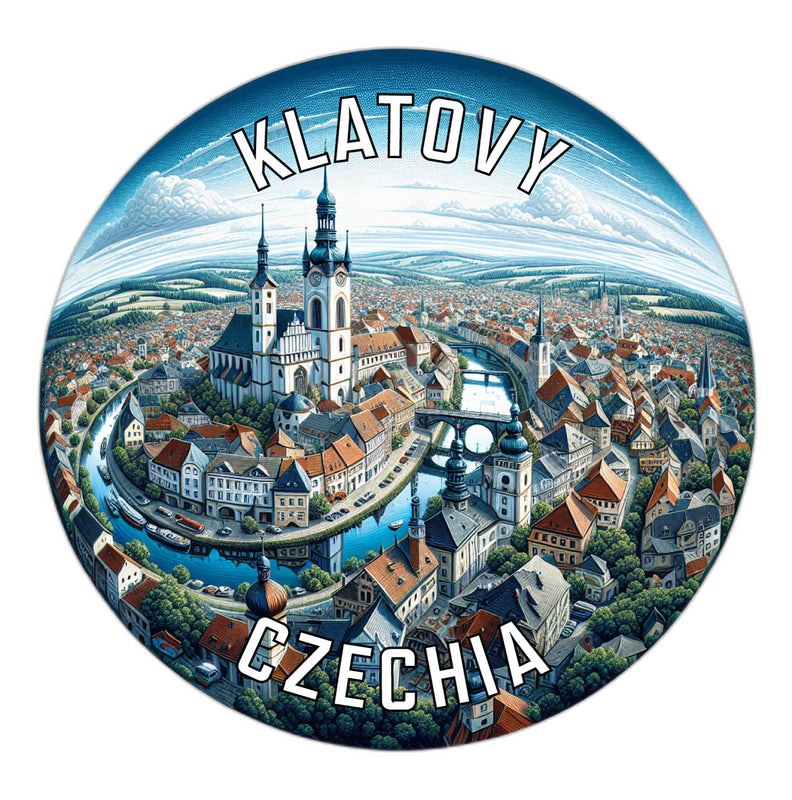 Klatovy Czechia Souvenir Die Cut Flat Magnet 2-Inch