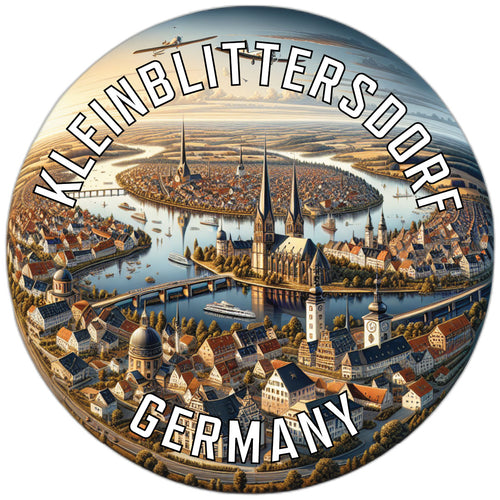 Kleinblittersdorf Germany Souvenir Die Cut Flat Magnet 2-Inch